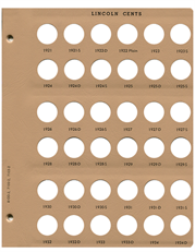 Lincoln Cents Replacement Page 2 1921-1934D