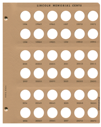 Lincoln Cents with proof Replacement 1996-2007-S