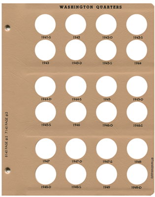 Washington Quarters Replacement Page 2