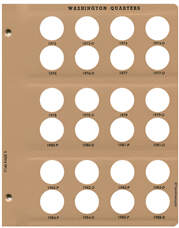 Washington Quarters Replacement Page 5 1973-1985-D