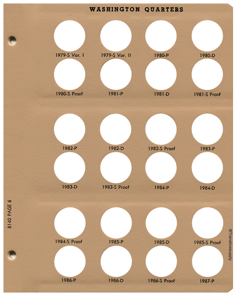 Washington Quarters 1932-1998 With Proof