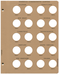 Statehood Quarters P&D Replacement Page 1 1999-P-2000-D