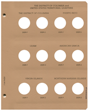 Statehood Quarters DC & Territories Replacement Page 1 DC 2009 - NMI 2009-D