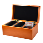 Wood Display Box for 45 PSA Slabs (For Early Model PSA Slabs)