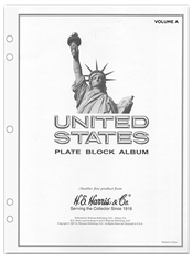 Plate Block Album Pages Vol. A (1901-1963)