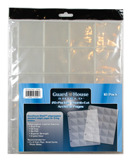 Guardhouse Shield Thumb Cut 20 Pocket (10 pack) Polypropylene Pages