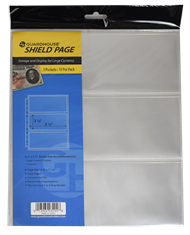 Guardhouse Shield 3 Pocket Archival (10 pack) Polypropylene Pages