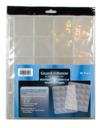 Guardhouse Shield Thumb Cut 20 Pocket (10 pack) Polypropylene Pages