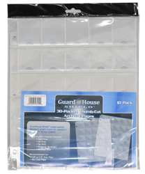 Guardhouse Shield Thumb Cut 30 Pocket (10 pack) Polypropylene Pages