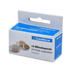 26.5mm - Coin Capsules (pack of 10)