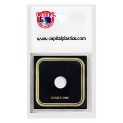 Capital Plastics VPX Coin Holder - Barber Dime