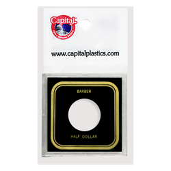 Capital Plastics VPX Coin Holder - Barber Half Dollar