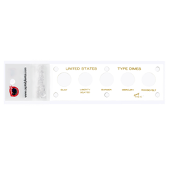 U.S. Type Dimes (Bust, lib. Seated, Barber, Mercury & Roosevelt)