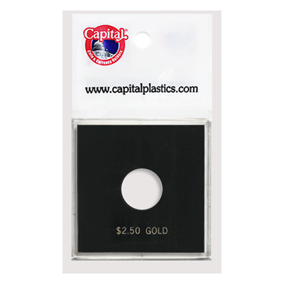 Capital Plastics Krown Coin Holder - $2.50 Gold