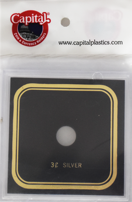 Capital Plastics VPX Coin Holder - 3c Silver Odd Type