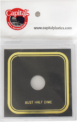 Capital Plastics VPX Coin Holder - Bust 1/2 Dime Odd Type