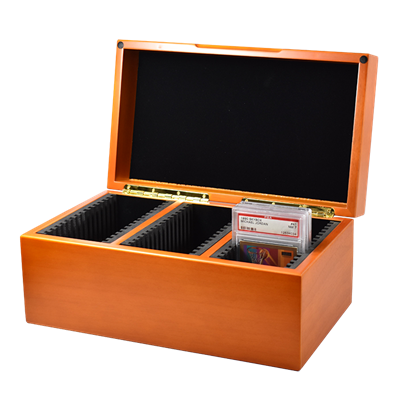 Wood Display Box for 45 PSA Slabs (For Early Model PSA Slabs)