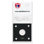 Capital Plastics 144 Coin Holder - Dime