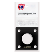 Capital Plastics 144 Coin Holder - Quarter