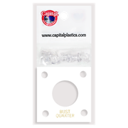 Capital Plastics 144 Coin Holder - Bust Quarter