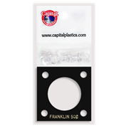 Capital Plastics 144 Coin Holder - Franklin Half Dollar