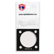 Capital Plastics 144 Coin Holder - Peace $