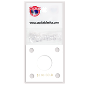 Capital Plastics 144 Coin Holder - $3 Gold