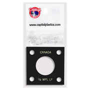 Capital Plastics 144 Coin Holder - 1/2 oz. Maple