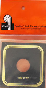 Capital Plastics VPX Coin Holder - Two Cent Odd Type