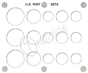 U.S. Mint Set (for 3 sets of 5 coins)