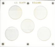 U.S. Silver Dollars - NO OTHER PRINT