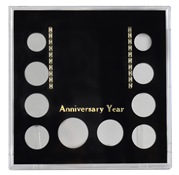 Anniversary (Small $, .50, 5 Quarters, .10, .05, .01)