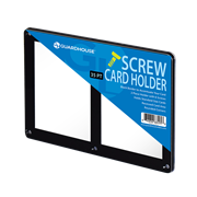 2 Card Screw Card Holder 35pt - Black Border